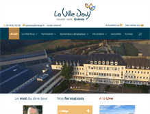 Tablet Screenshot of lavilledavy.fr
